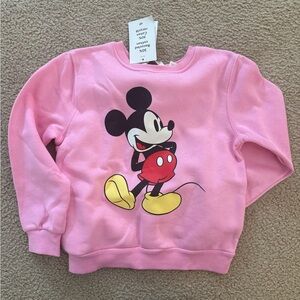 H&M Pink Mickey Mouse Sweatshirt